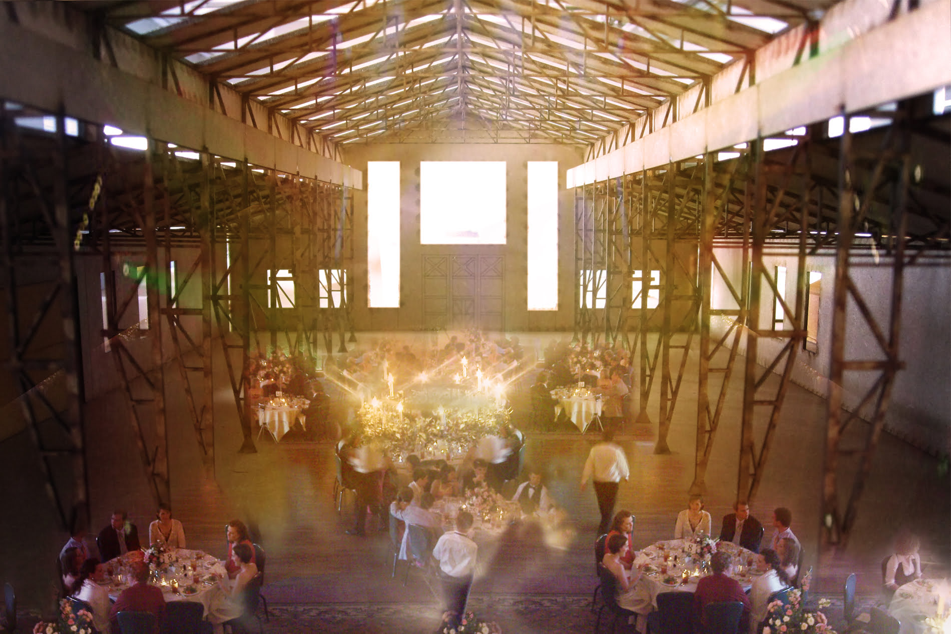 Mise en situation et aménagement d'une salle de restaurant dans les anciens docks