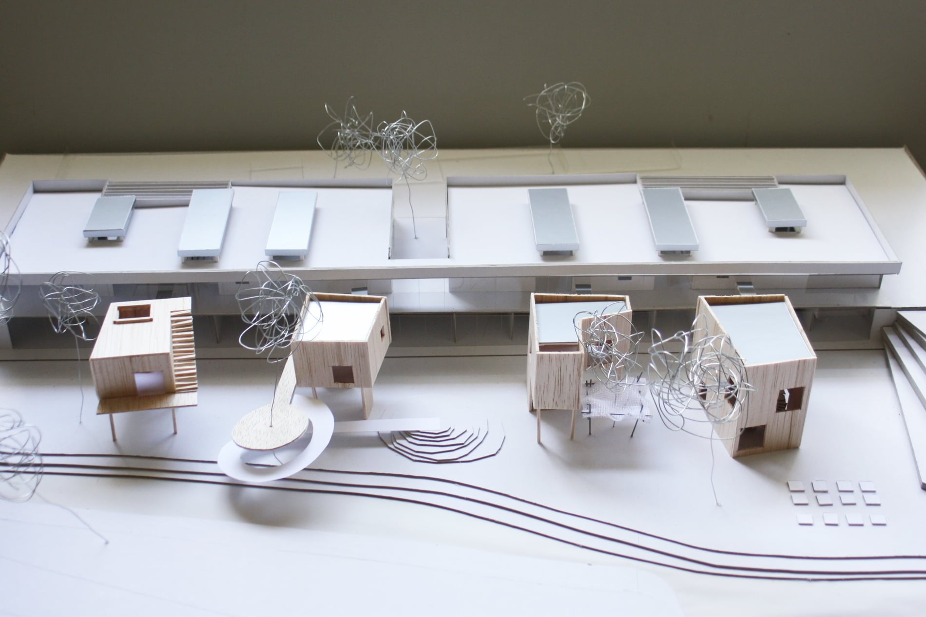 Maquette de fin d'étude au 1/100ème